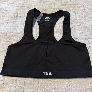 Aritzia TNA Seamless Bralette in Black Size Medium